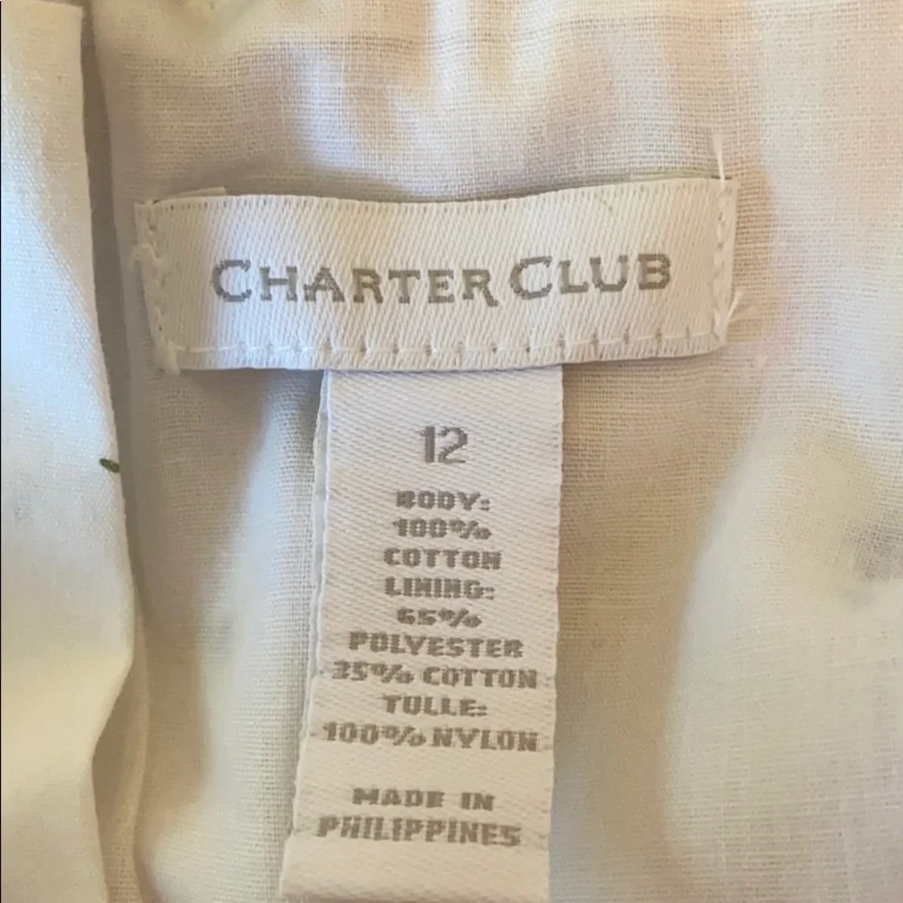 Girls Charter Club dress. Size 12